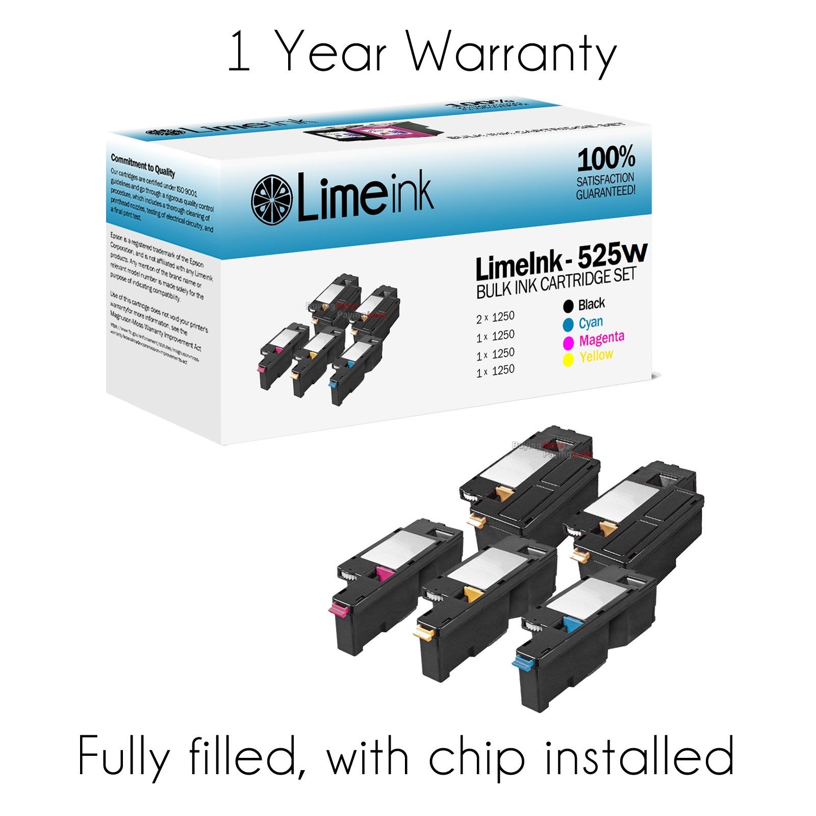 5 525W Toner Cartridge Black Color For Dell Laser E525W E525DW 525 E525 Printer