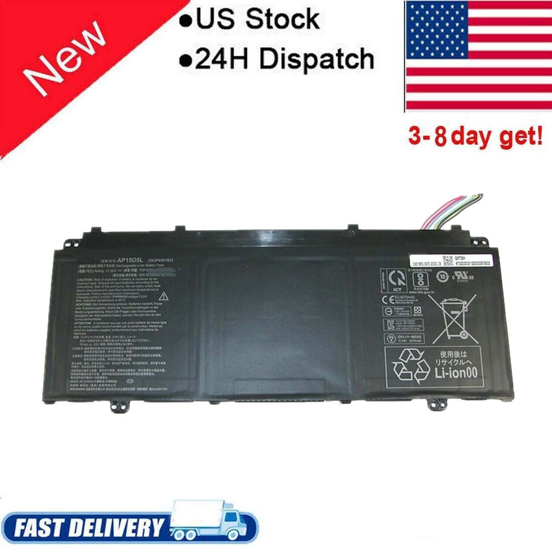 NEW AP15O5L AP15O3K Battery for ACER Chromebook R13 CB5-312T Swift 5 SF515-51T