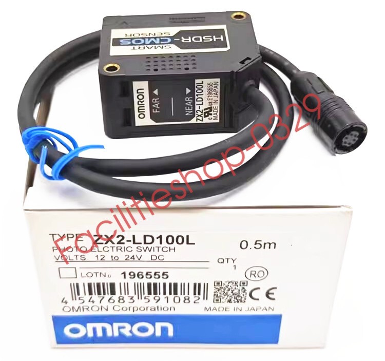 OMRON ZX2-LD100L laser smart sensor DHL/FedEx