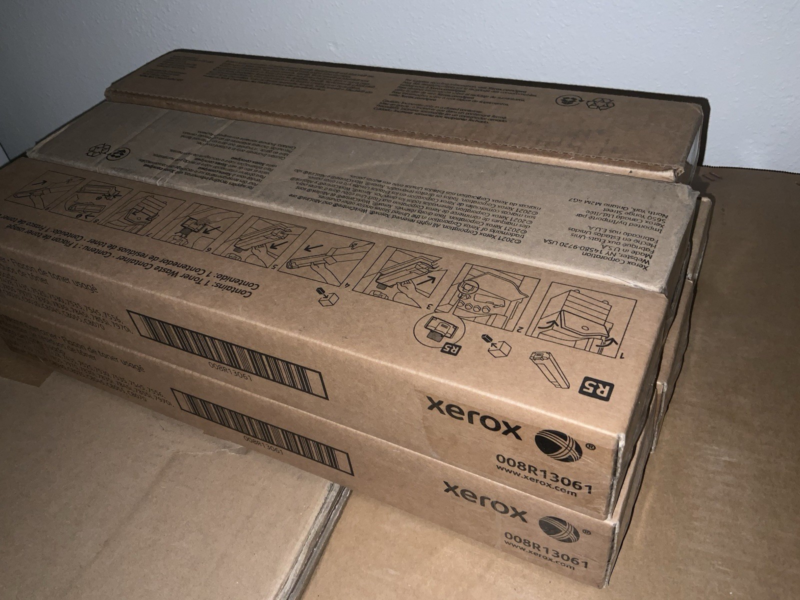 Xerox 008R13061 Waste Toner Container WorkCentre 7525 7530 7535 7545 Lot QTY:6