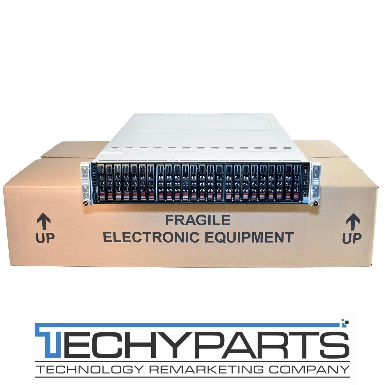 SuperMicro 2028TP-HC0R 2U SuperServer 4-Node X10DRT-P 8x LGA2011v3 E5-2600v3/v4