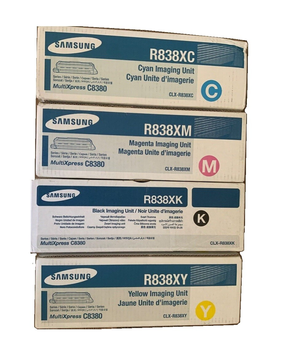 4 Original Drum Samsung CLX-6555 CLX-8380 C8380 ND MultiXpress / R838XK