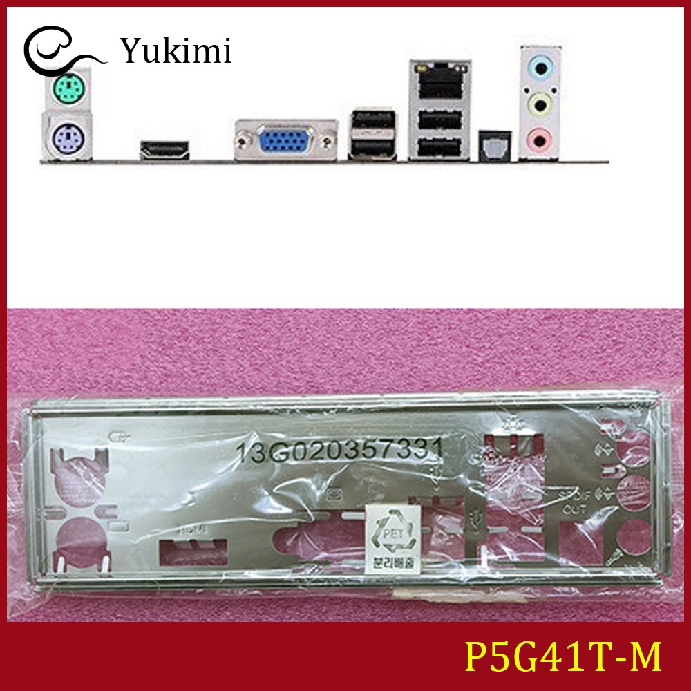 NEW FOR ASUS P5G41T-M、P5G41-M、P5G41T-M、P5G41C-M Ｍotherboard I/O Shield Backplate