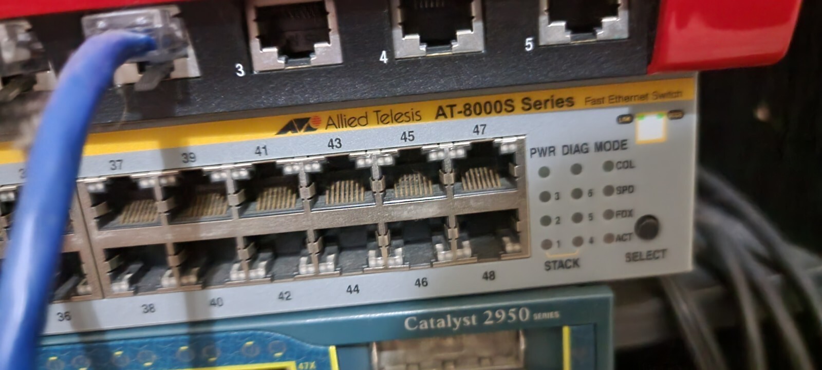 Allied Telesis AT-8000S/48 Series 48-Port Managed Fast Ethernet Switch