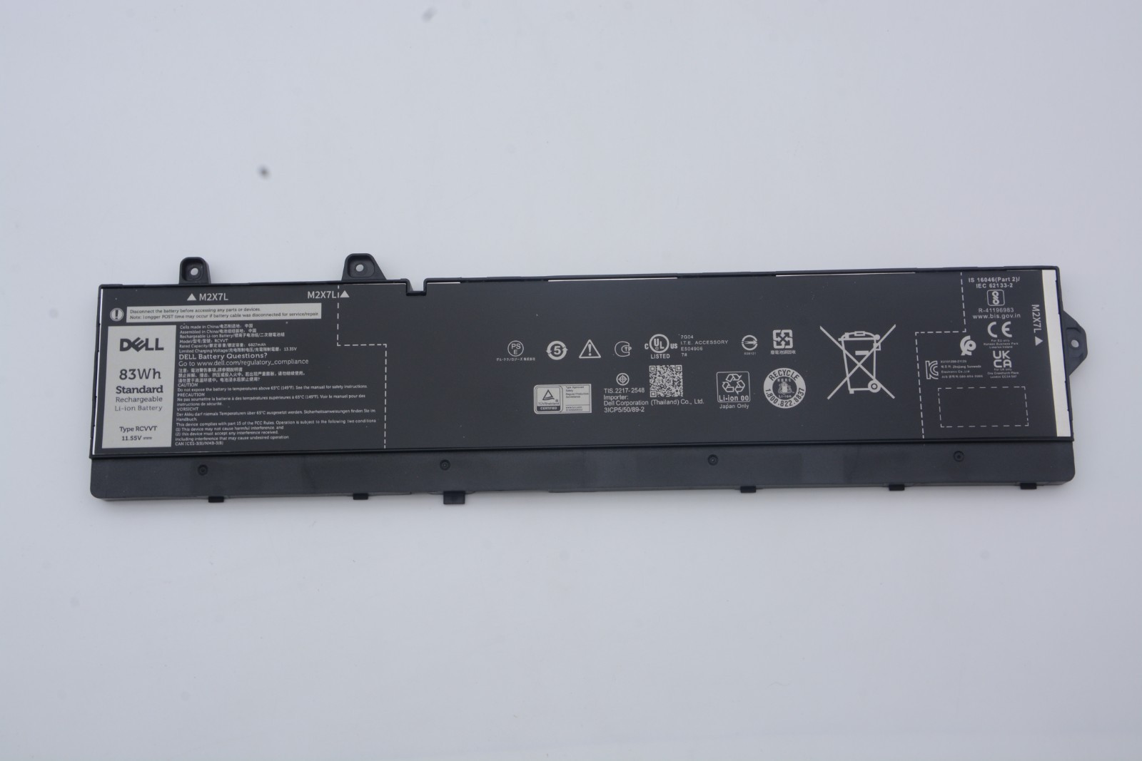 OEM Genuine 83WH RCVVT Battery For Dell Precision 7670 7680 7780 0X26RT NWDC0