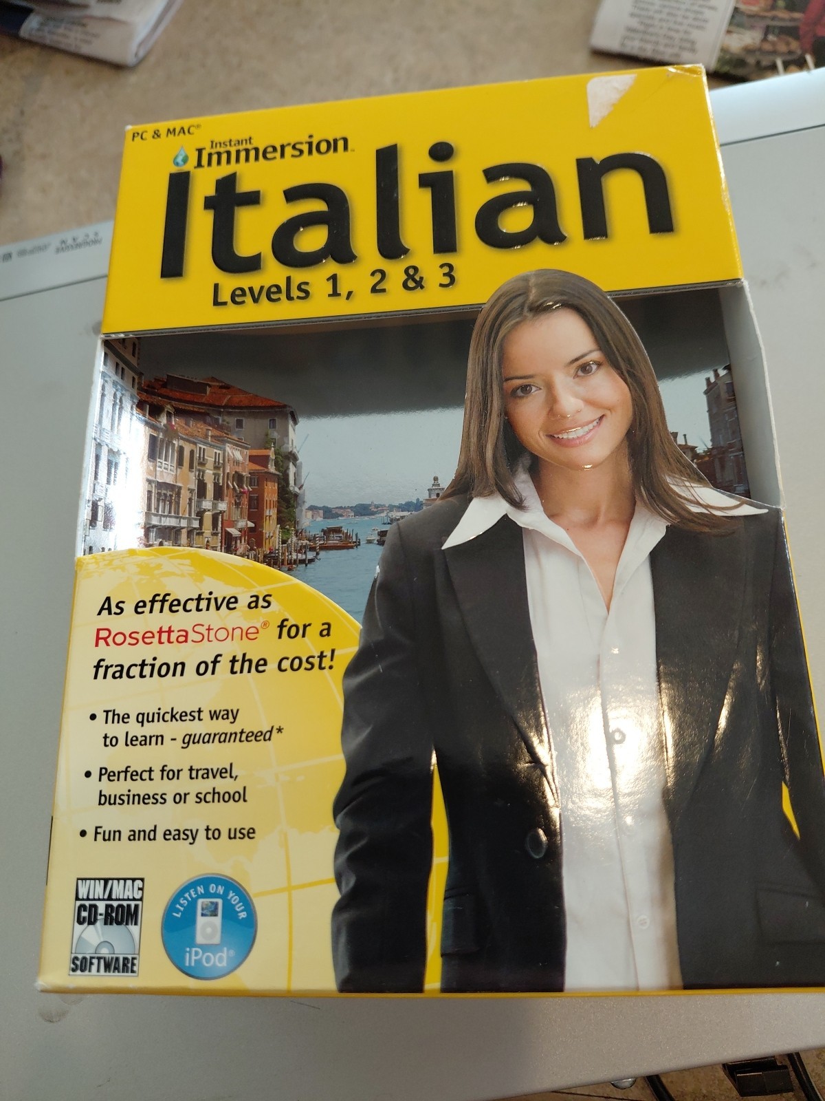 Instant Immersion Italian: Levels 1, 2, & 3, 9 CD Set Brand New