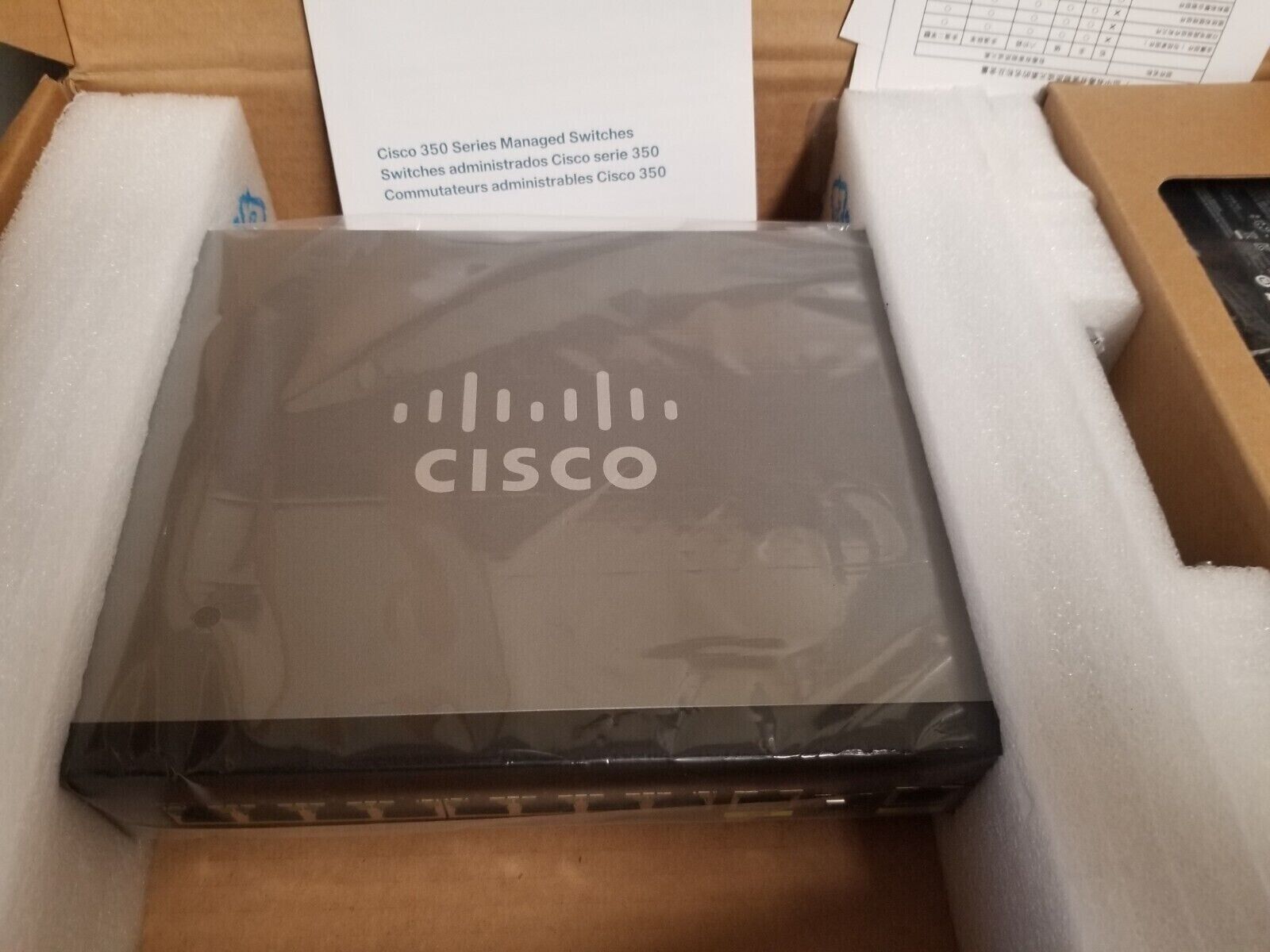 Cisco Systems SG350-10P / 10-Port Gigabit PoE Managed Switch NEW in BOX