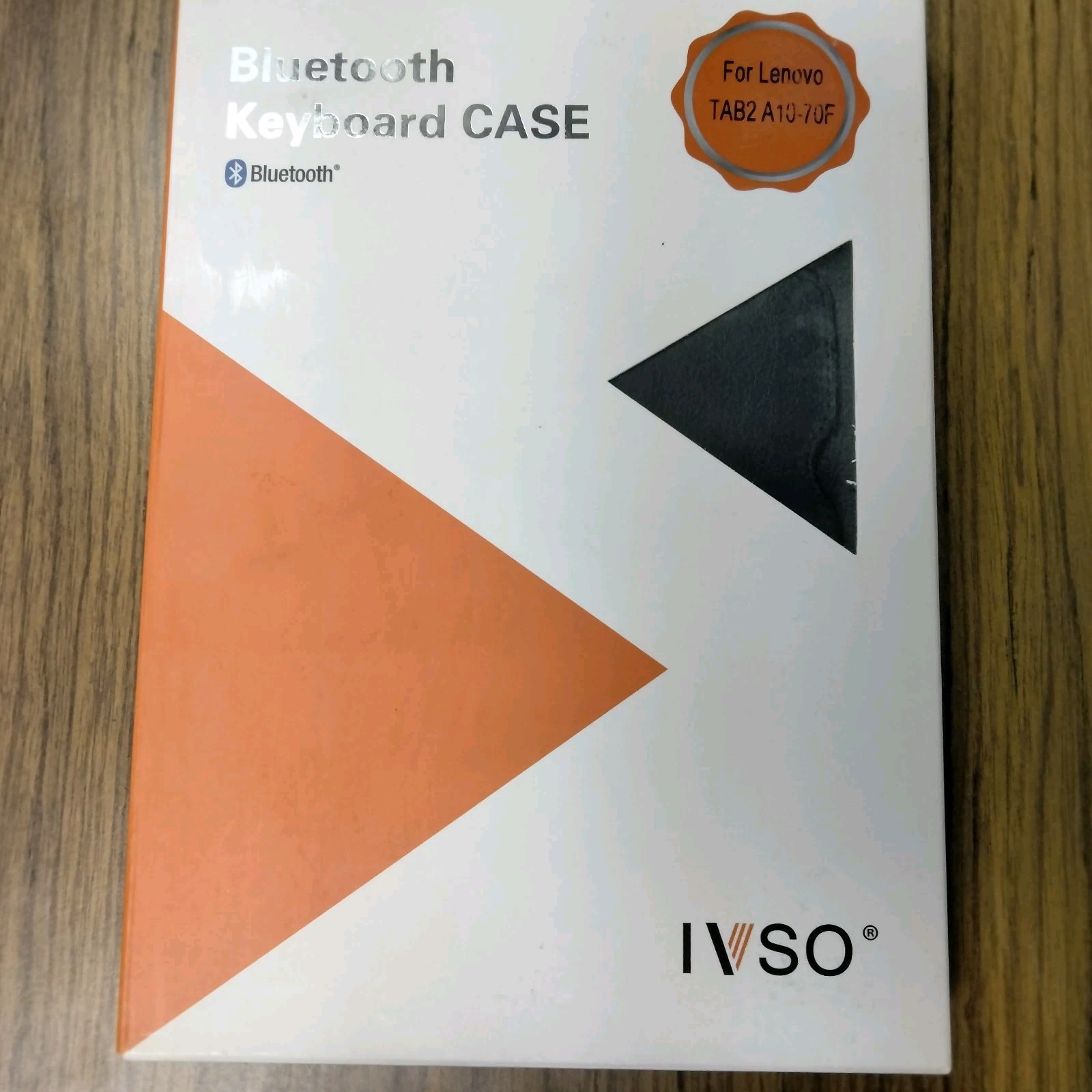 IVSO Keyboard Case For Lenovo Tab 2 A10-70 10.1 NEW Black Leather Bluetooth 