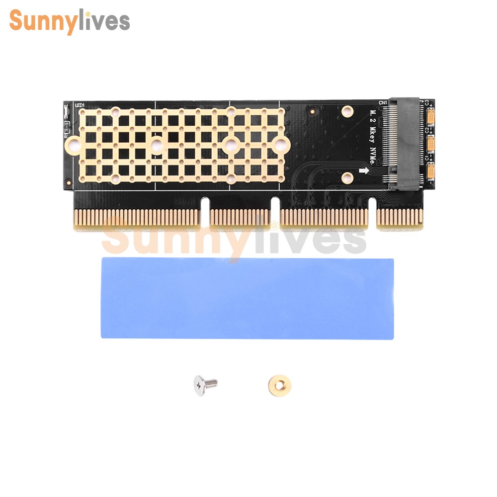Lot NVME M Key M.2 SSD To PCI-E PCI PCs 16x, 8x, 4x, 1x Adapter Expansion Cards