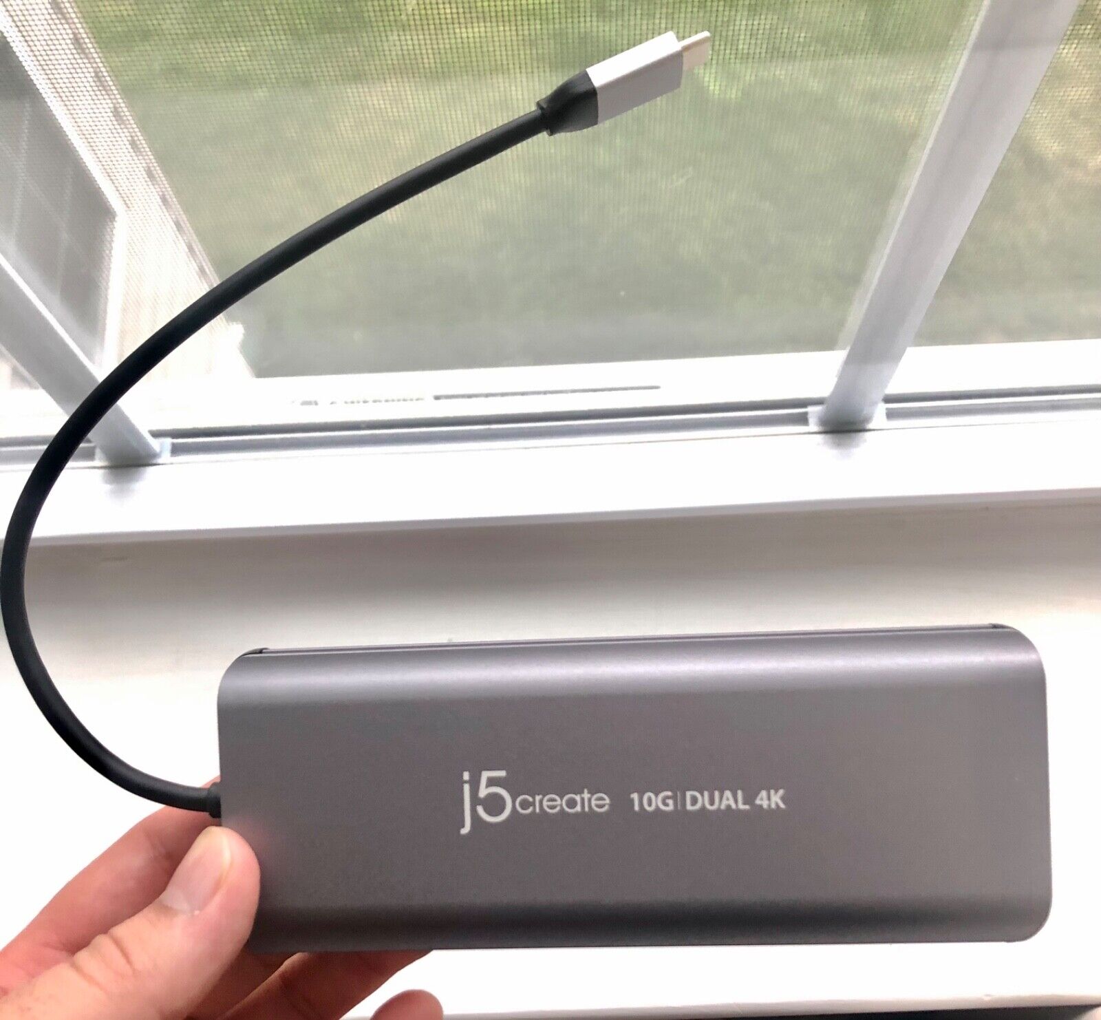 j5create USB-C Dual 4K HDMI 10Gbps Dock (2.24x5.8in and 4oz) 100W
