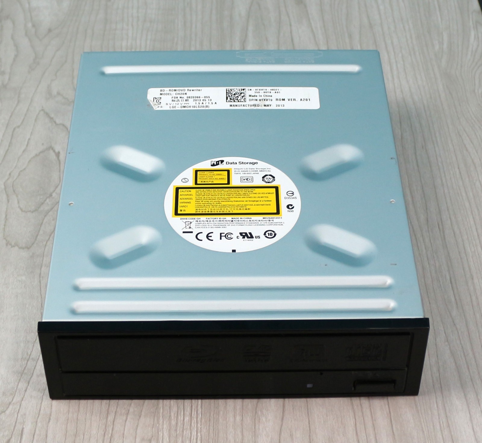 HL Data Storage CH20N Internal SATA Blu-ray DVD Reader Optical Drive Dell 0TXVT9