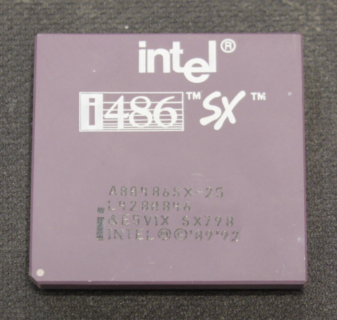 Socket 1 Processor - Intel 80486 SX-25 - SX798 - GOLD - TESTED - NO TARIFF 