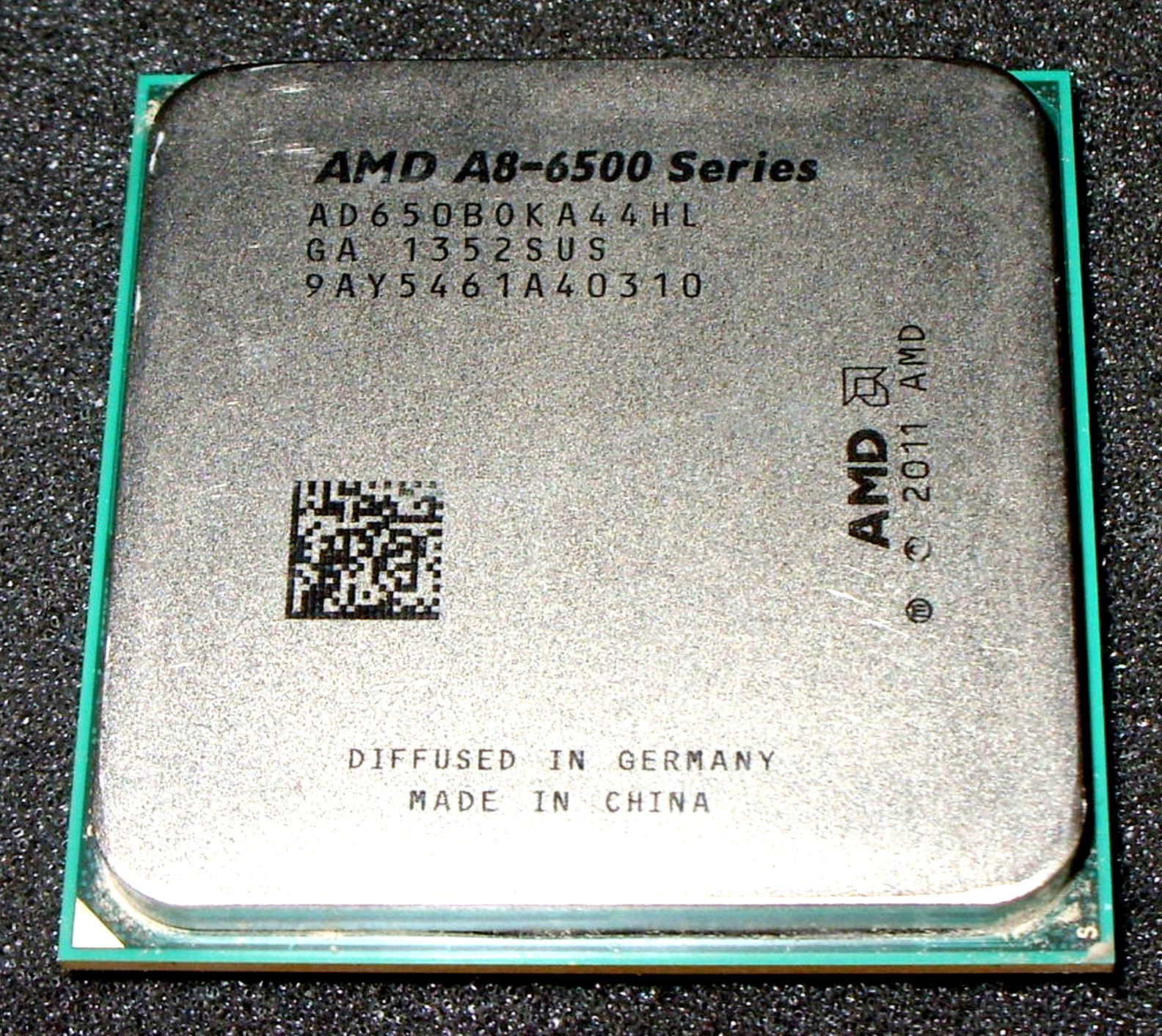 AMD 3.5 GHZ MODEL A8-6500 QUAD CORE PROCESSOR, AD650BOKA44HL, FM2,  US SELLER