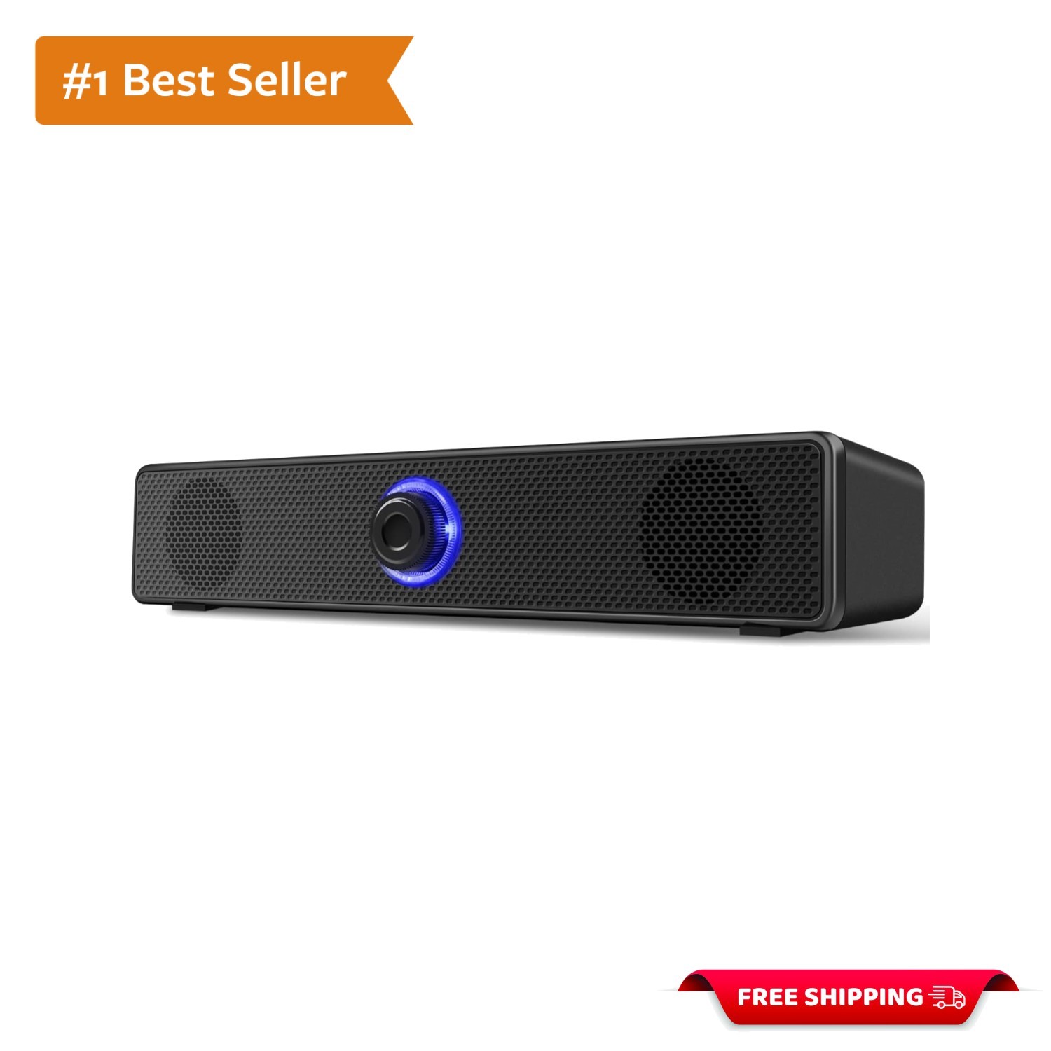 Compact Desktop USB Speakers with Immersive Stereo Sound - Perfect for Gaming