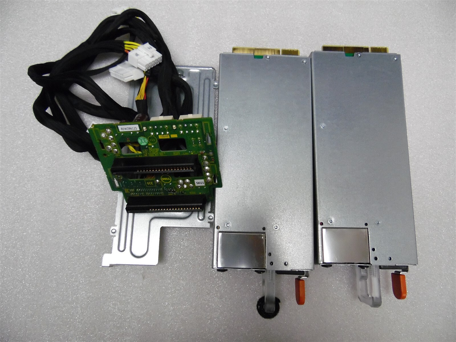 DELL DUAL HOT SWAP POWER SUPPLY 495W & DISTRIBUTION BOARD POWEREDGE SERVER T430