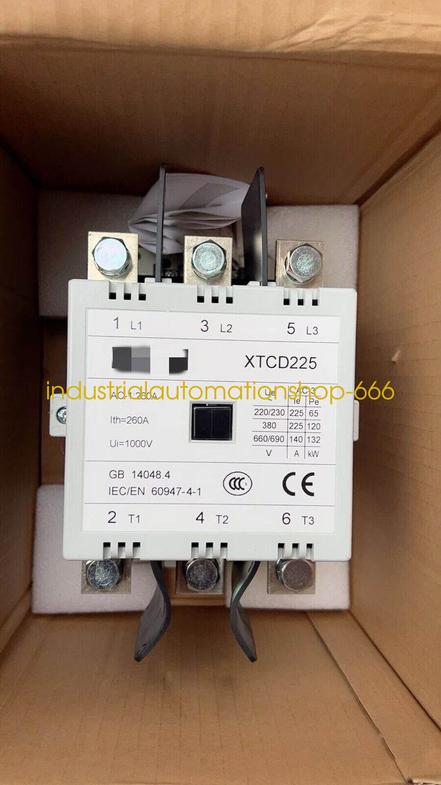 1pc new XTCD225 Contactor Via DHL or FedEX