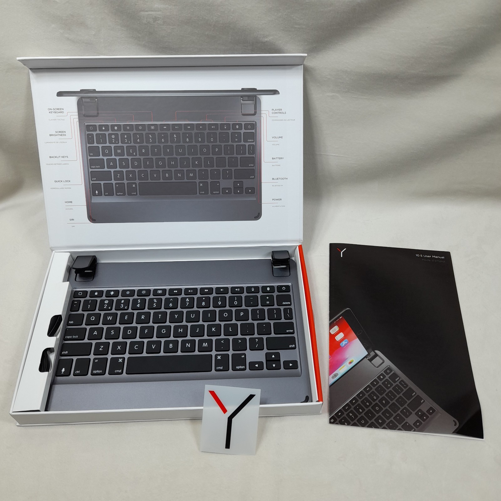 New~Brydge BRY8002-B Wireless Keyboard for iPad Pro 10.5-inch & iPad Air (2019)
