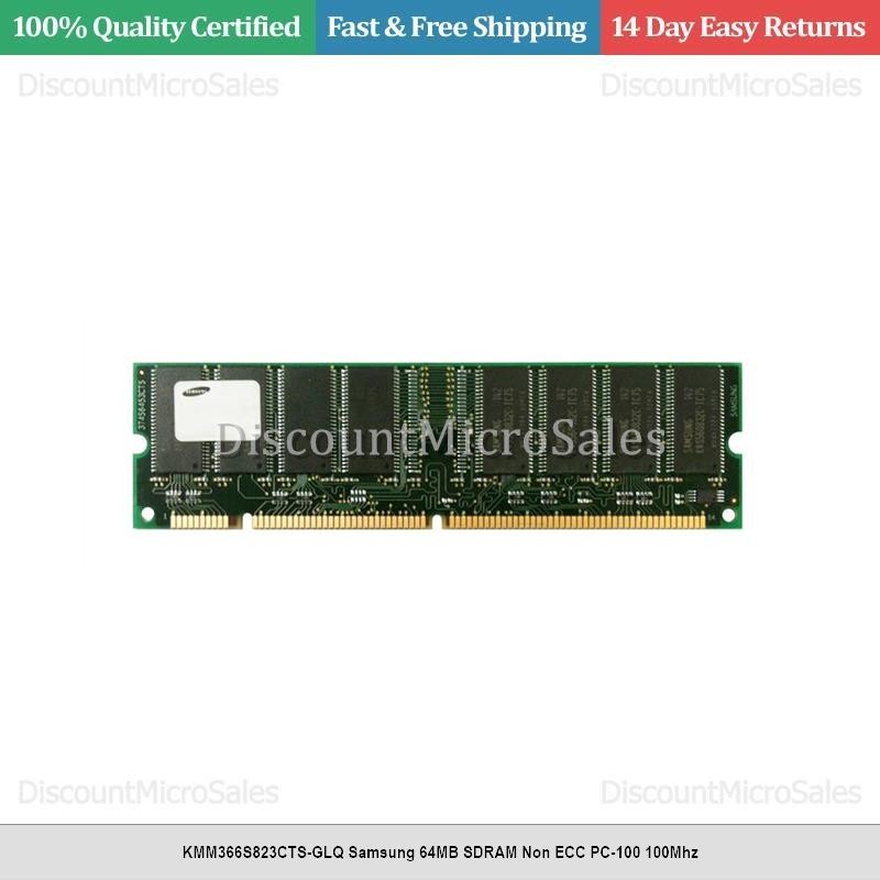 KMM366S823CTS-GLQ Samsung 64MB SDRAM Non ECC PC-100 100Mhz