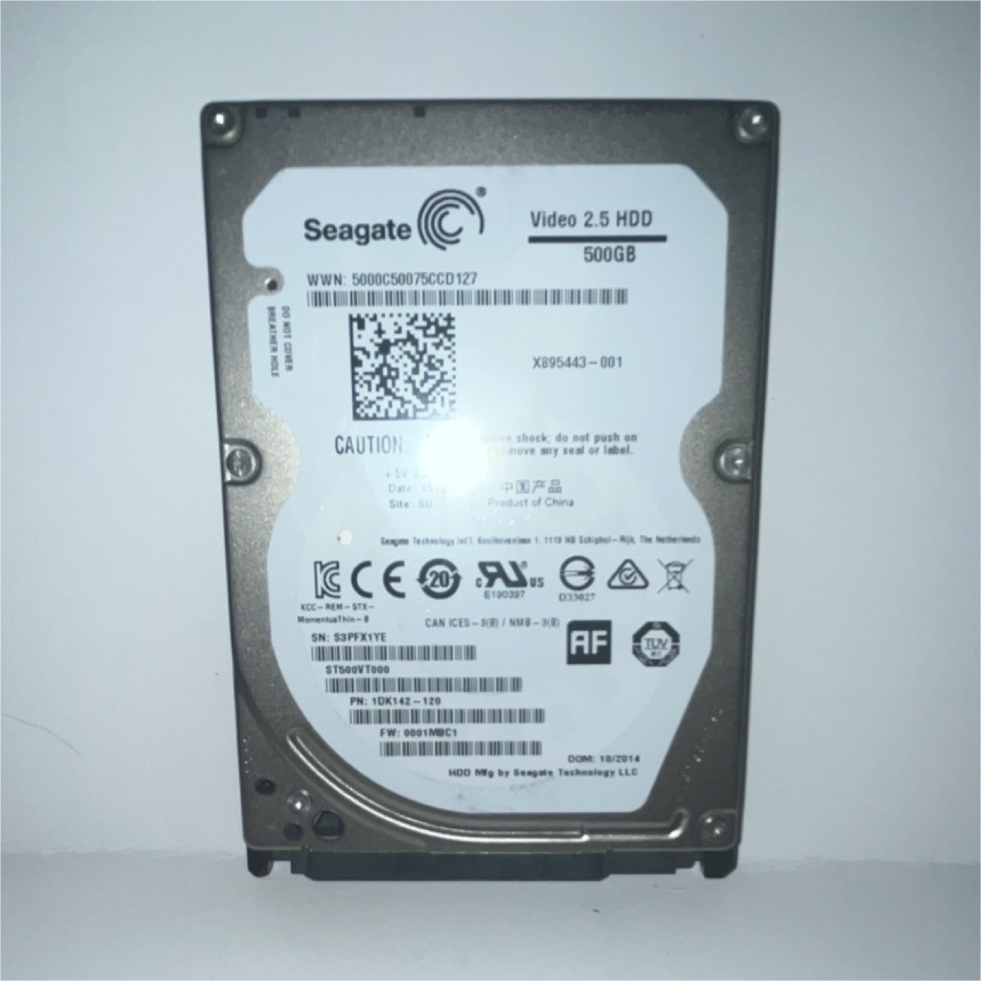 Seagate Video 2.5 HDD 500GB SATA Internal Laptop Hard Drive Silver
