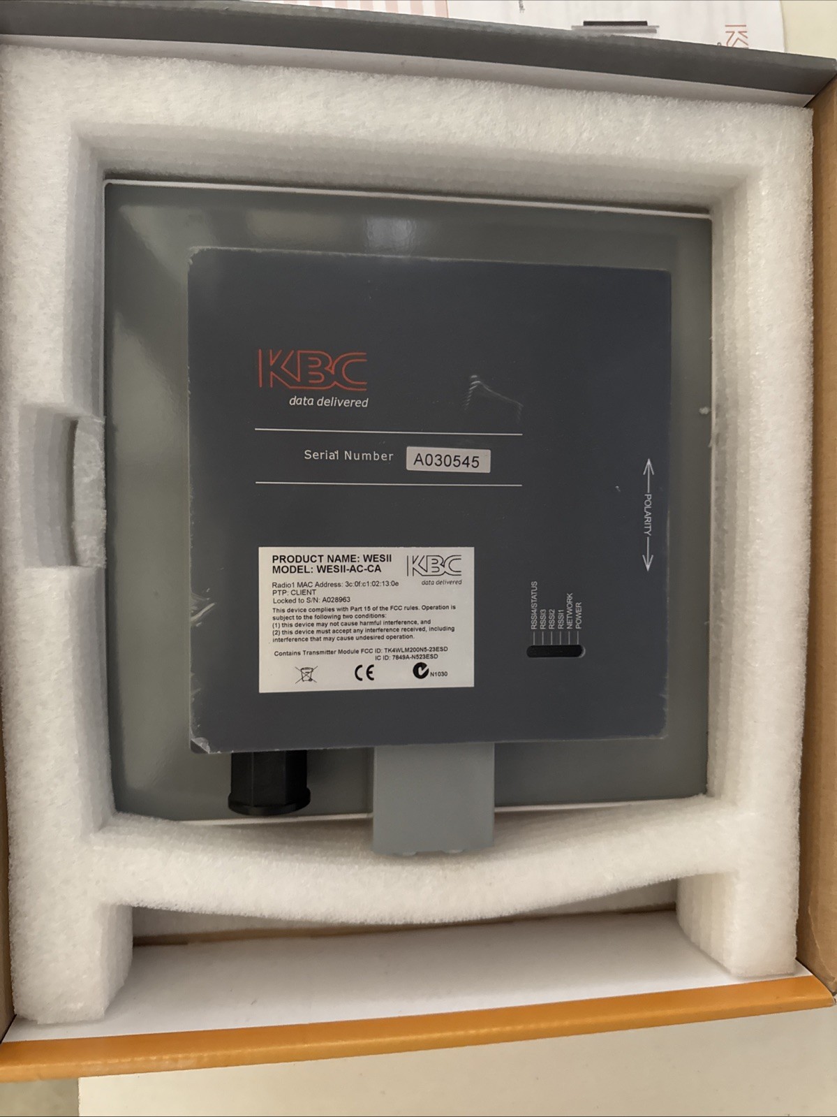 KBC Networks WESII-AC-CA
