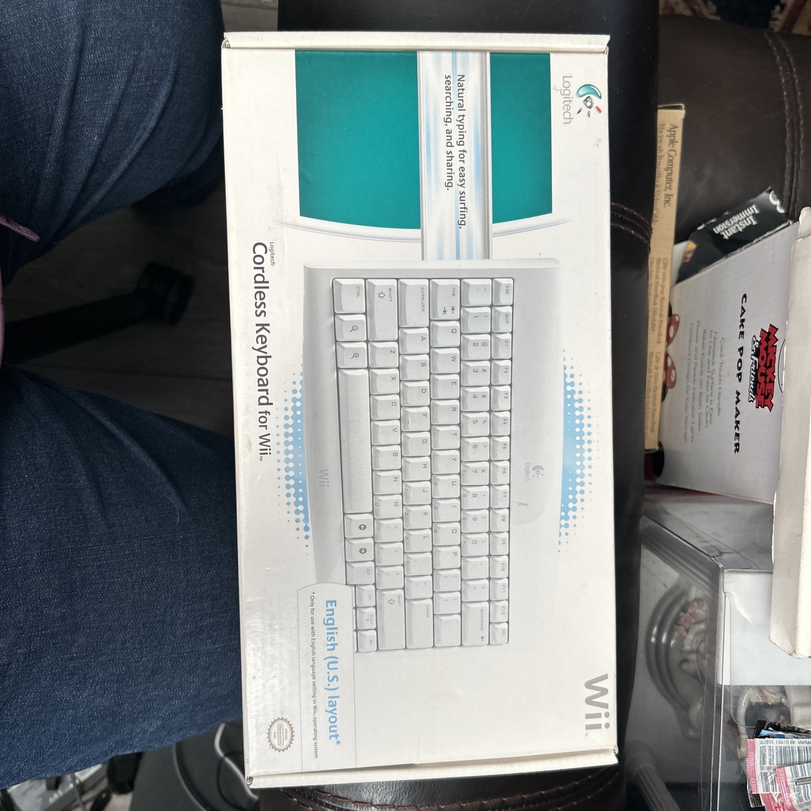 Logitech Cordless Keyboard For Wii English