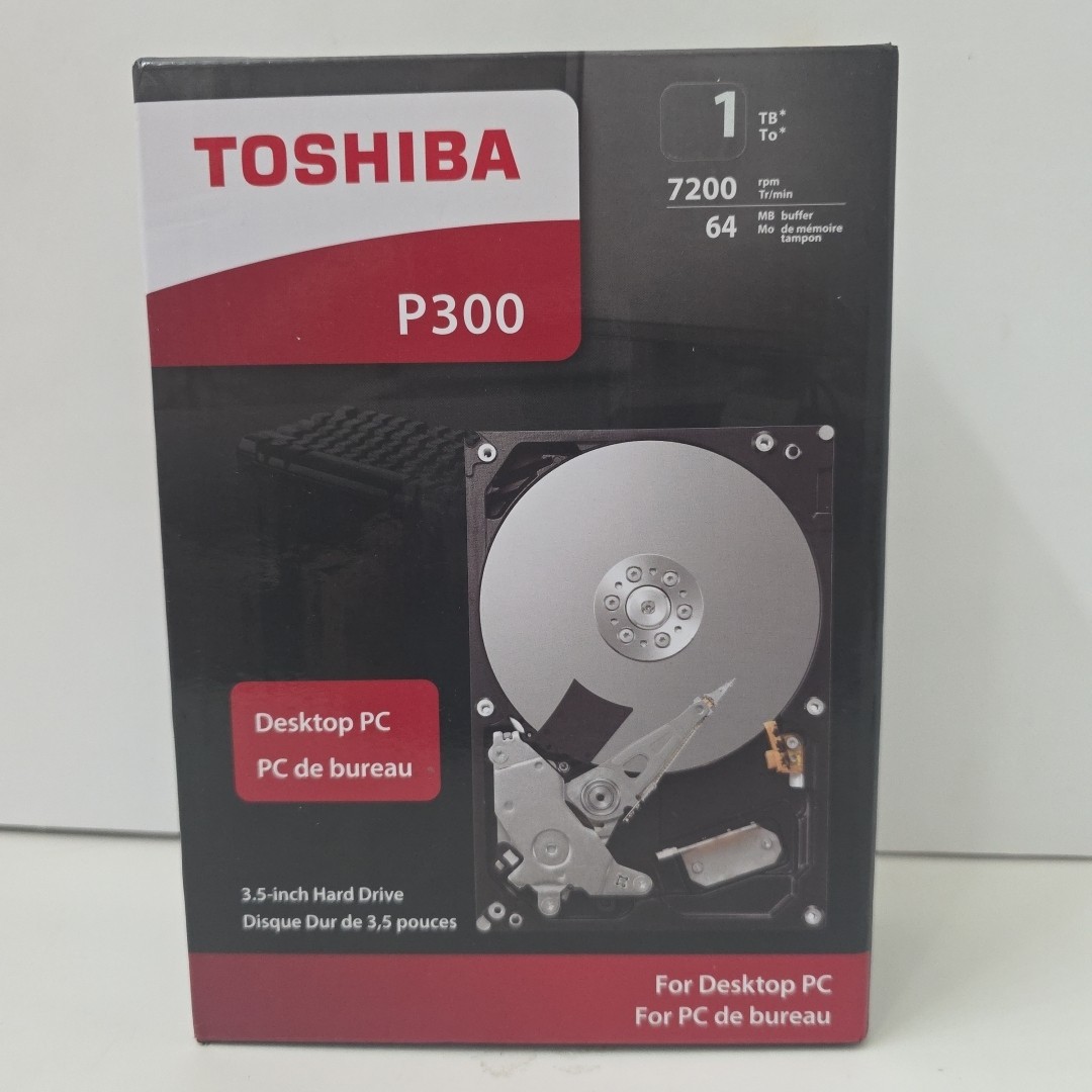 Toshiba P300 1 TB Internal 7200 RPM 3.5" (HDWD110XZSTA) Hard Drive QuikShp