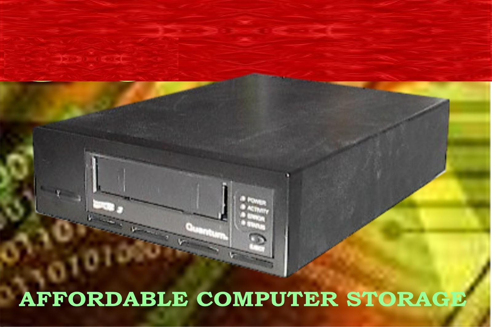Quantum LTO-3 800Gb Tape drive EXTERNAL Ultrium3 LVD TC-L32BX TE8200-013 HH