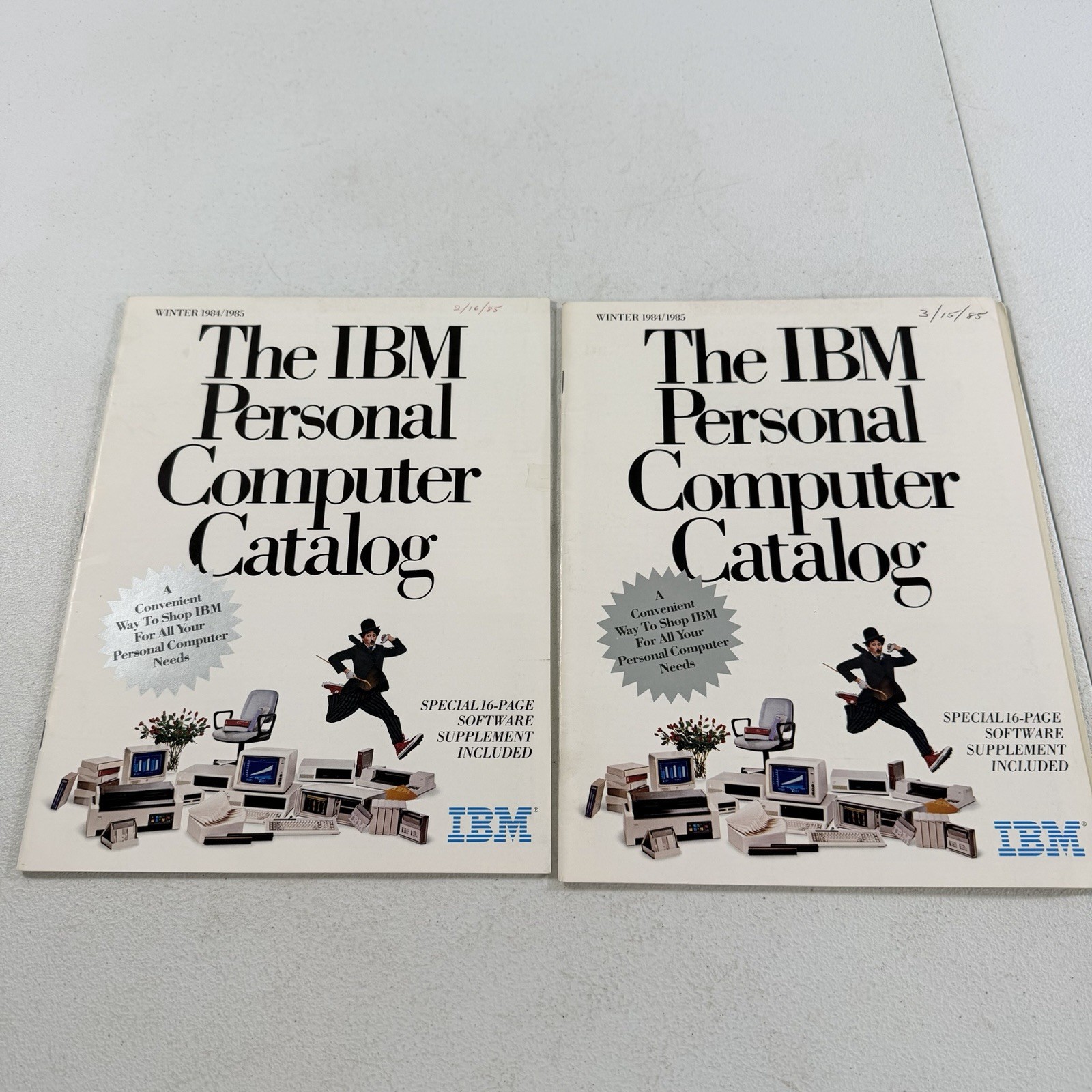The IBM Personal Computer Catalog Winter 1984/1985 Lot Of 2 Vintage Computing
