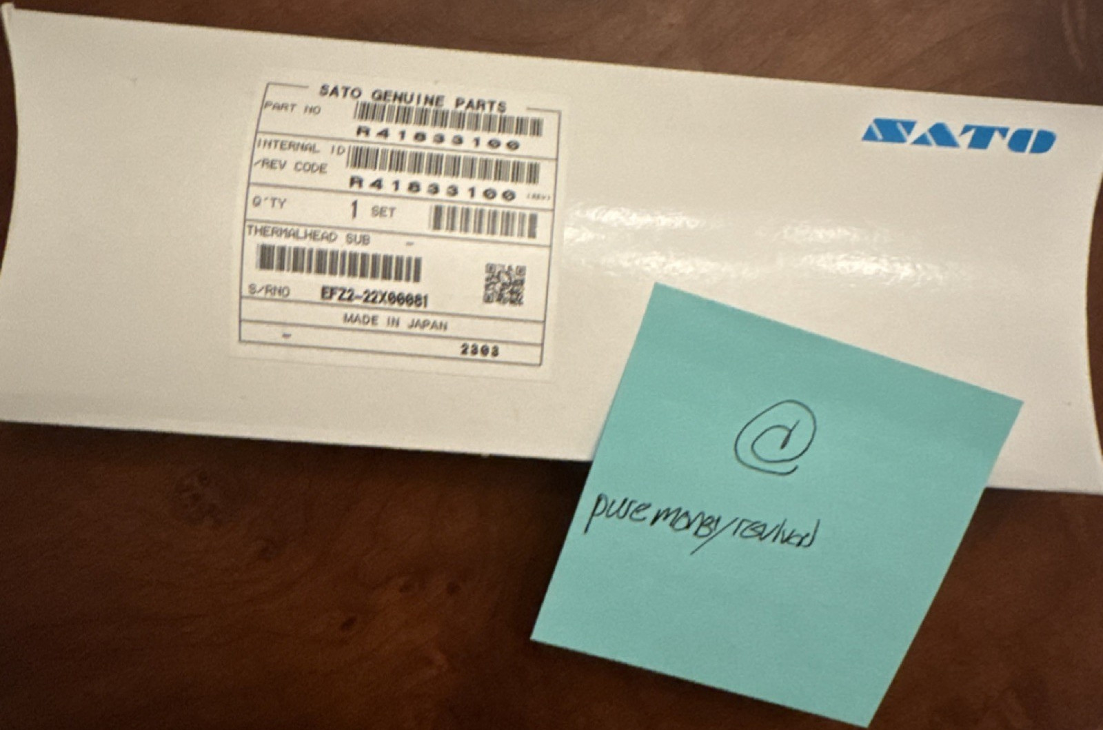 SATO Genuine Thermal Printhead S86NX 203dpi R41893100 Printer Part