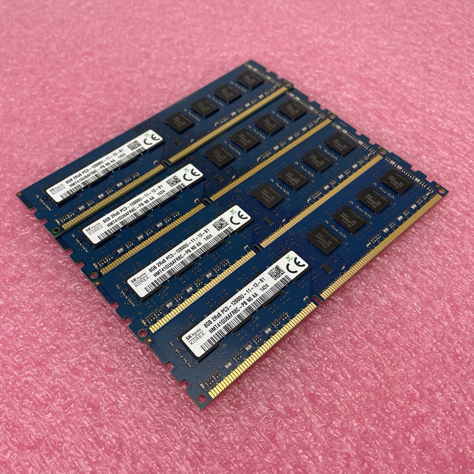 Hynix 8GB DDR3-1600 PC3-12800U HMT41GU6AFR8C Untested Lot of 4 Untested