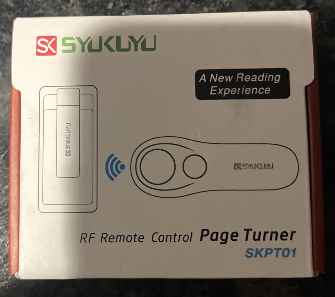 Syukuyu RF Remote Control Page Turner for Kindle / iPhone / iPad /Android. NEW