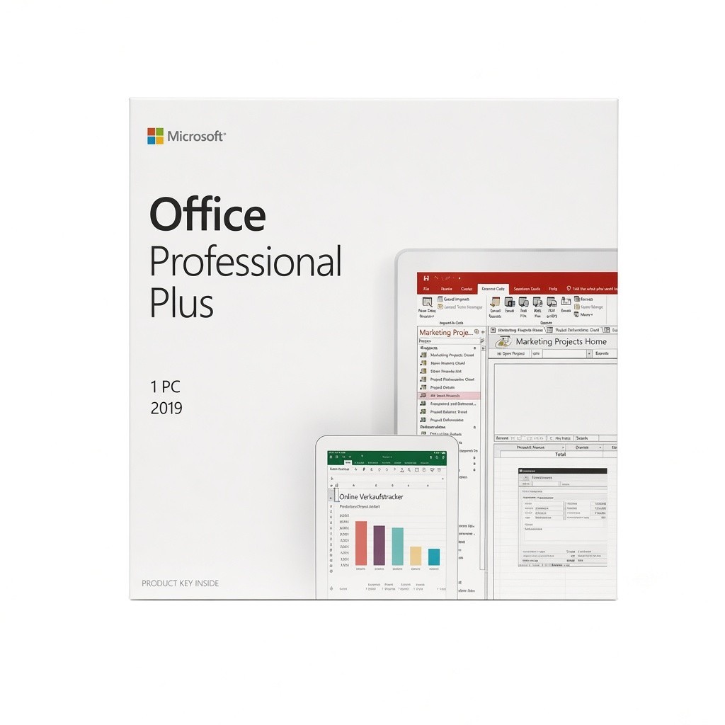 Microsoft Office Professional Plus 2019 DVD Retail Box Full Version New Sealed🥇