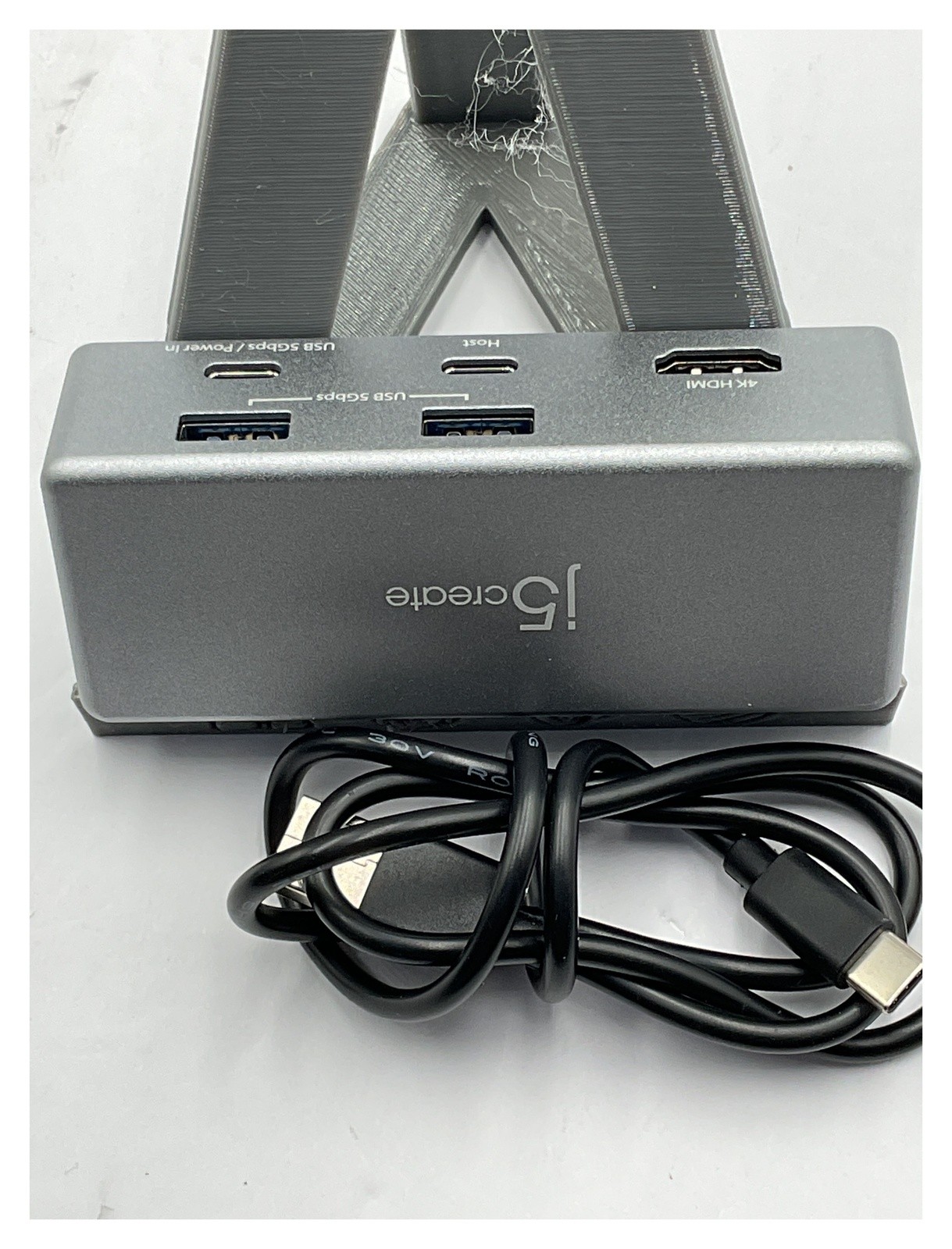J5 Create Laptop Docking Station Model JTS327 USB-C 4K HDMI New