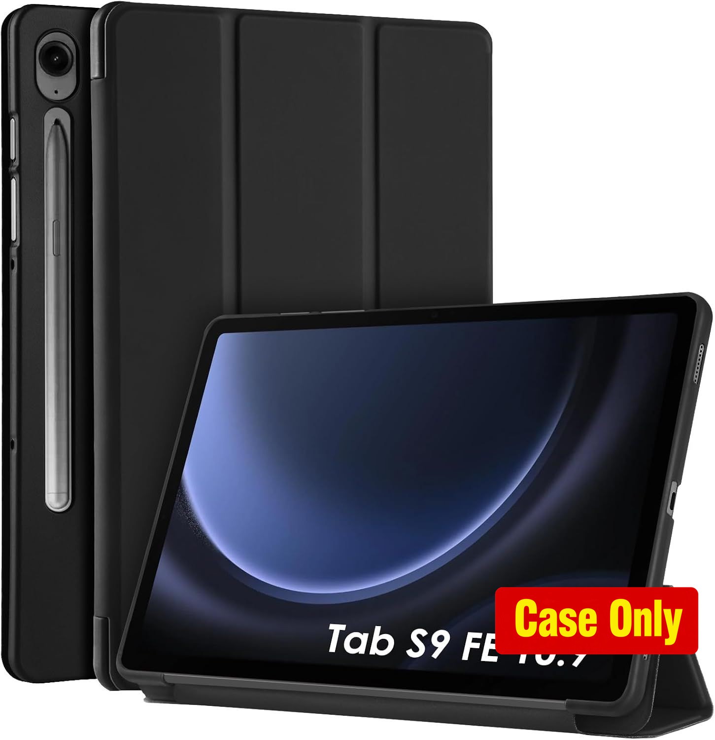 Case for Samsung Galaxy Tab S9 FE 10.9", Premium PU Leather, Auto Sleep/Wake Cov