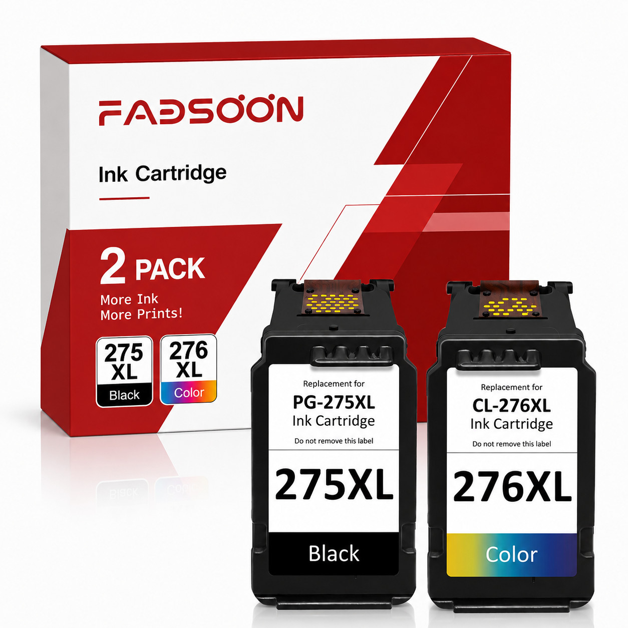 PG-275XL 1BK CL-276XL 1Color 1 Black 1 Tri-color Ink PIXMA TS3500 TS3520 TS3522