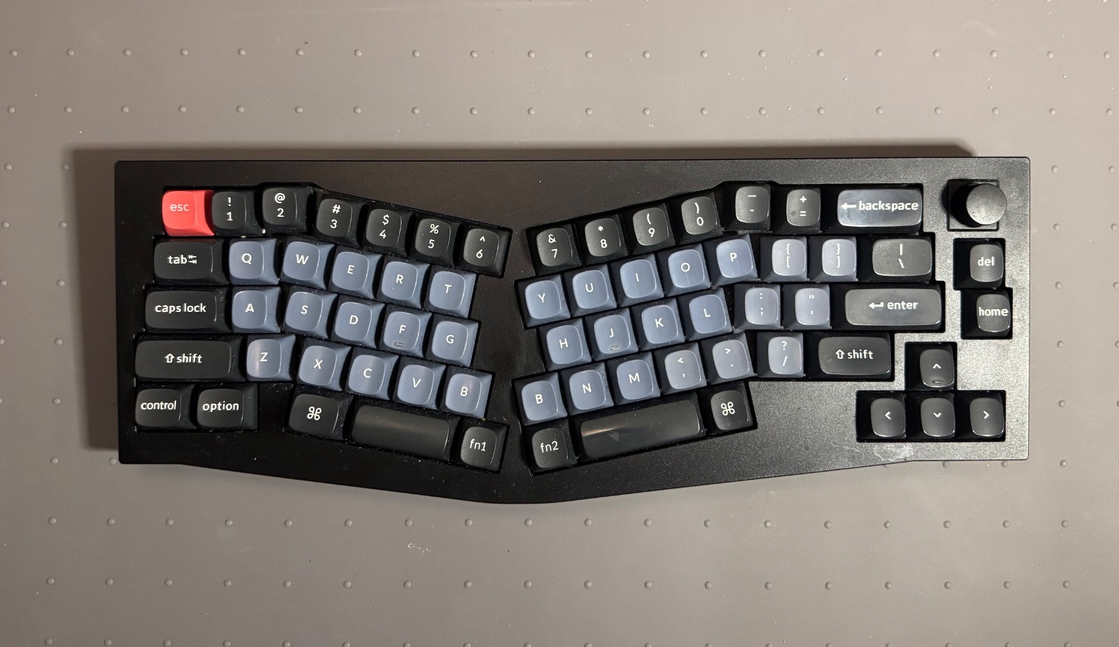 Keychron Q8 QMK Mechanical Keyboard - G Pro Red Switches - Alice Layout