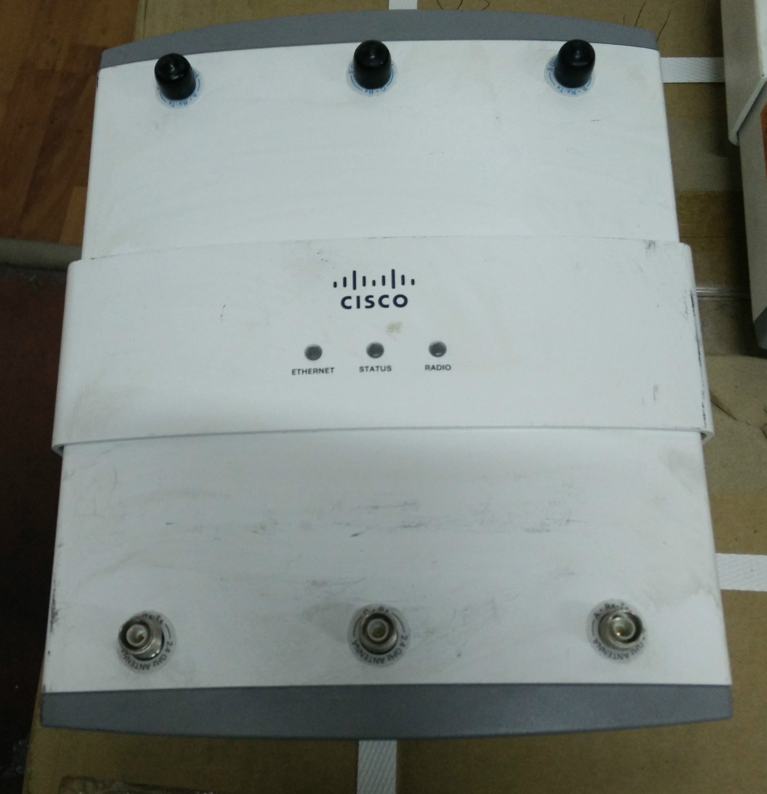 2x Cisco AIR-LAP1252AG-I-K9 V03 Aironet LWAPP Access Point