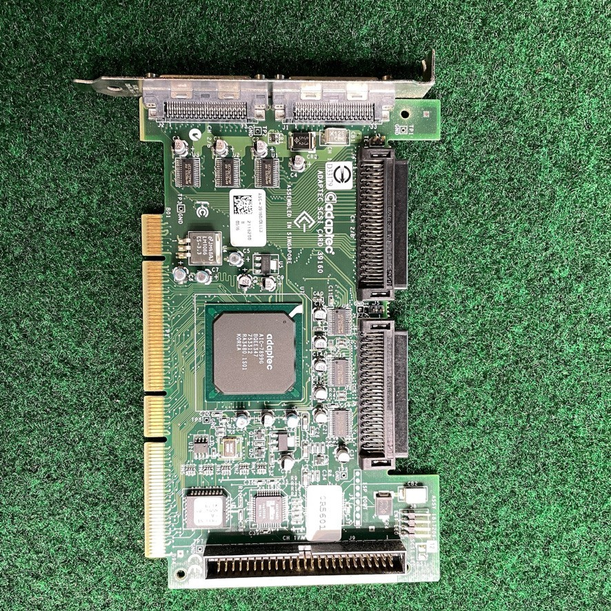Adaptec ASC-39160 PCI-X SCSI Controller Card Dual Channel 39160 Dell