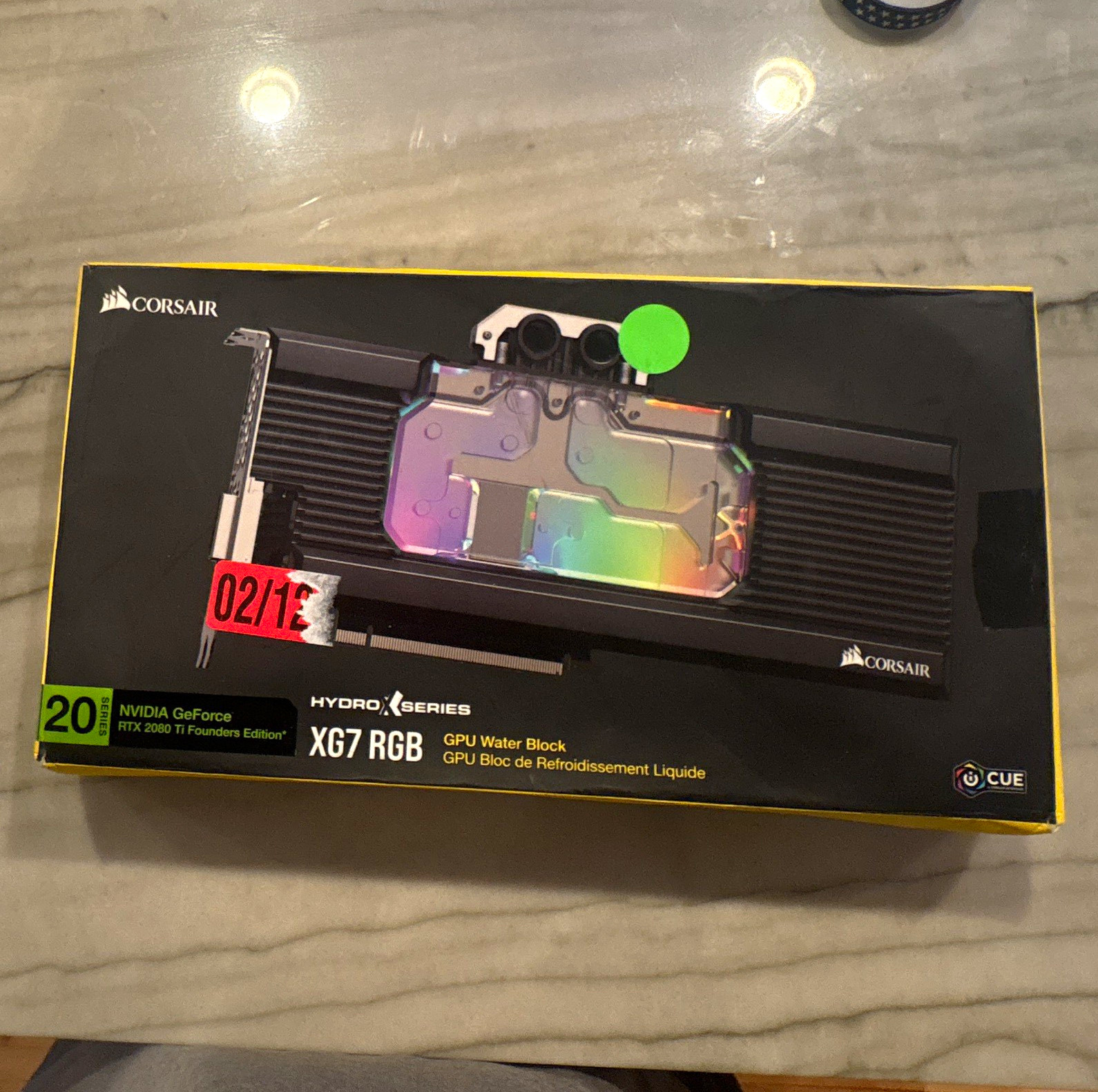 Corsair Hydro X XG7 RGB GPU Water Block for NVIDIA RTX 2080 Ti Founders Edition