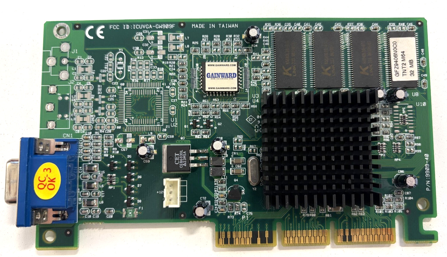 Gainward NVIDIA Riva TNT2 M64 32MB AGP Graphics Card - Tested