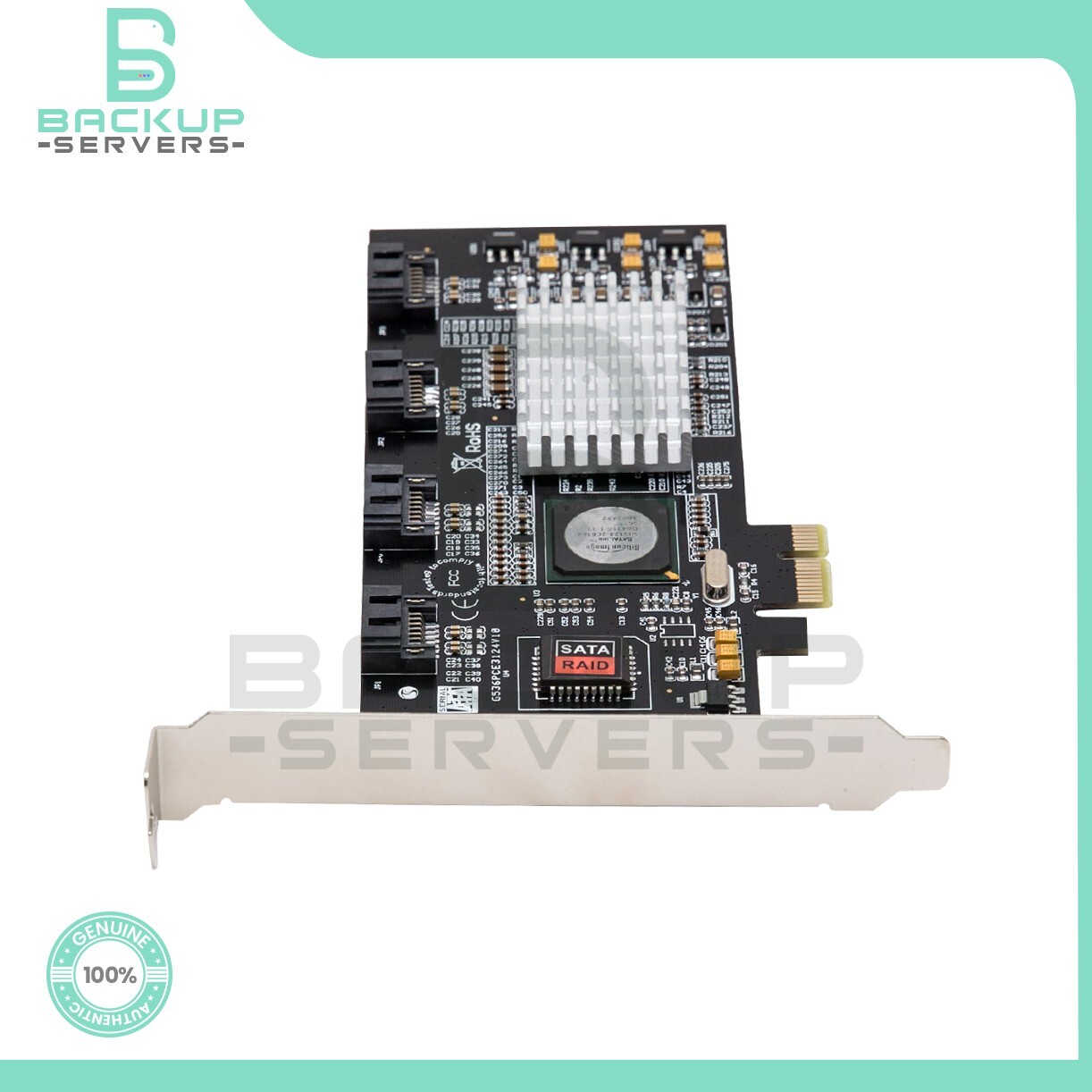 SY-PEX40008 Syba 4-Port PCI Express 3Gbps SATA Wired Raid Controller Card