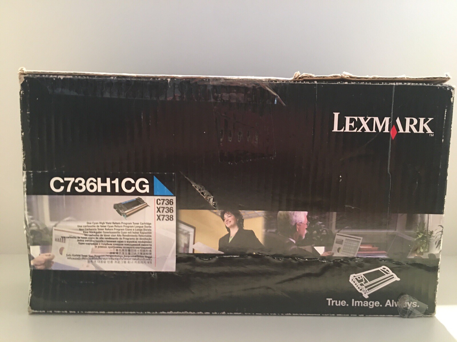 Lexmark C736H1CG Cyan Toner Cartridge C736, X736, X738. New
