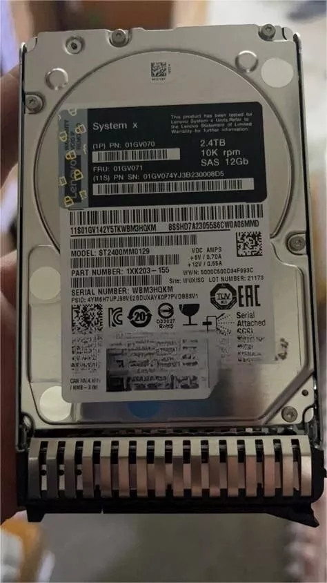 New Lenovo 01GV070 01GV071 7XB7A00069 2.4TB 10K 12Gb SAS 2.5" SFF G3HS M5 X6 HDD
