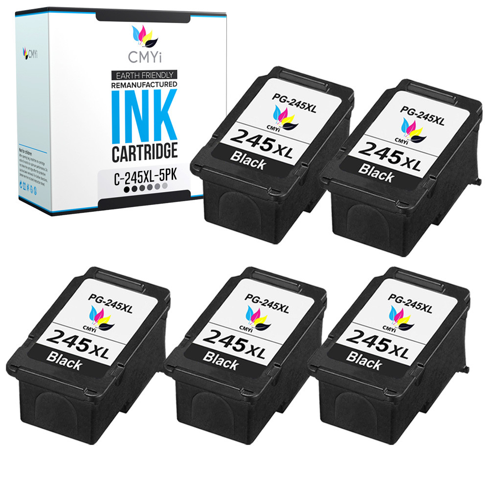 5-PK Compatible Canon PG-245XL Printer Ink for PIXMA TS305 TS3100 TS3120 TS3122