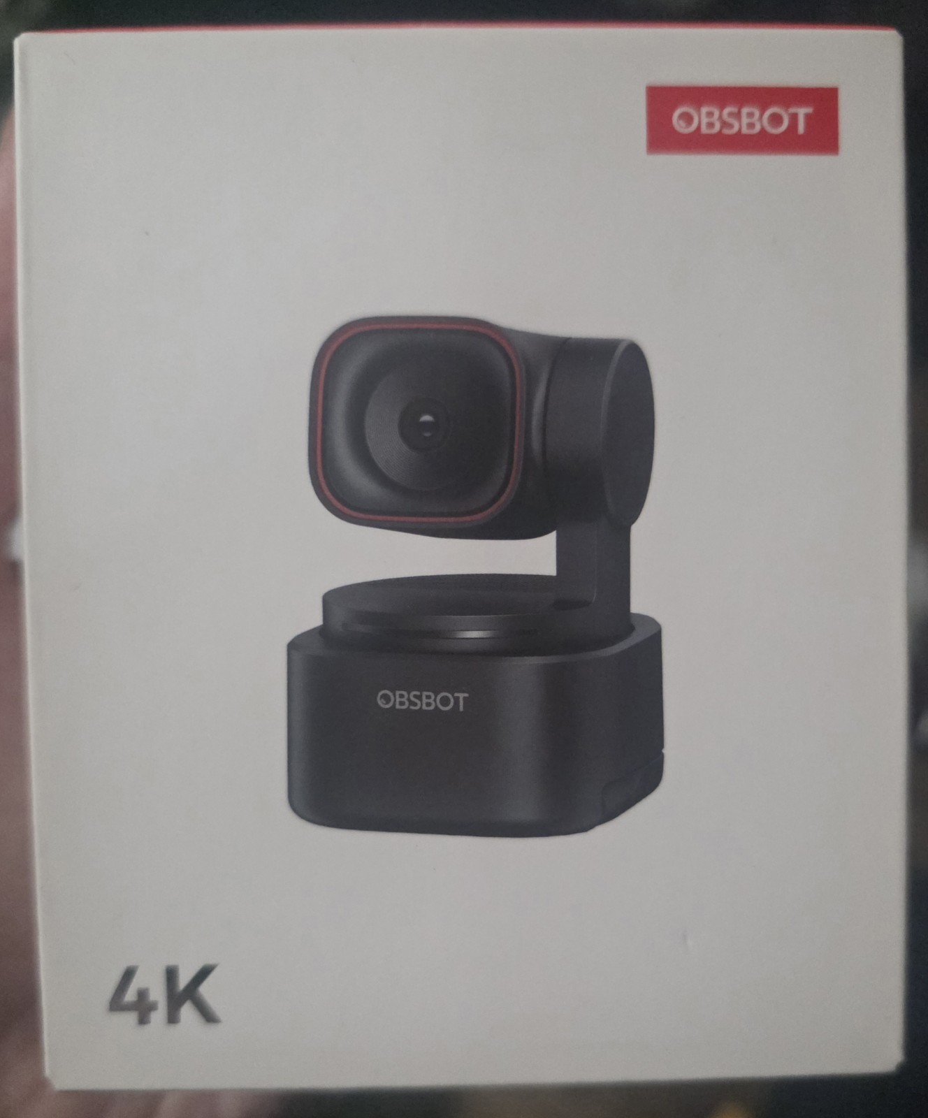 OBSBOT Tiny 3 Lite AI-Powered Spatial Audio 4K PTZ Lite Webcam