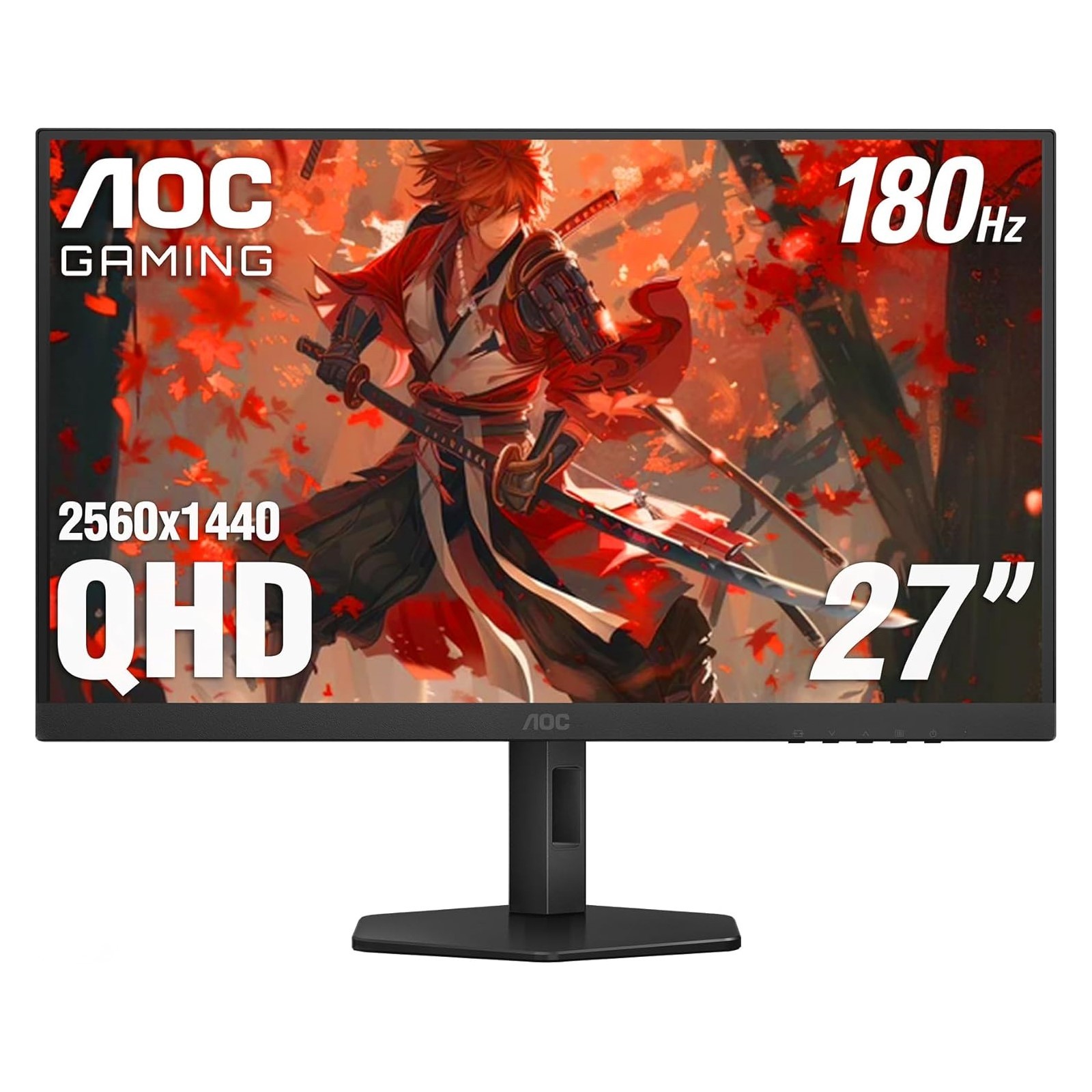 AOC Q27G4XN 27" Gaming Monitor 2K QHD 2560x1440 180Hz 1ms Height Adjustable