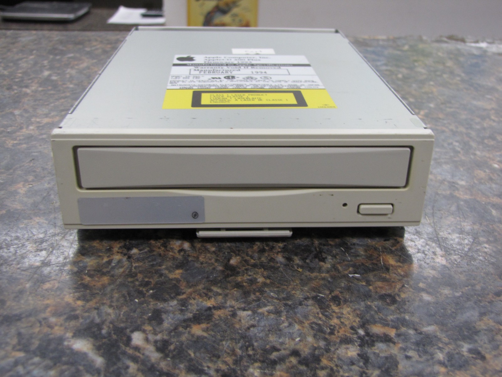 Vintage Apple  AppleCD 300 Plus Firmware February 1993 CD-ROM w/ Slide- NP24