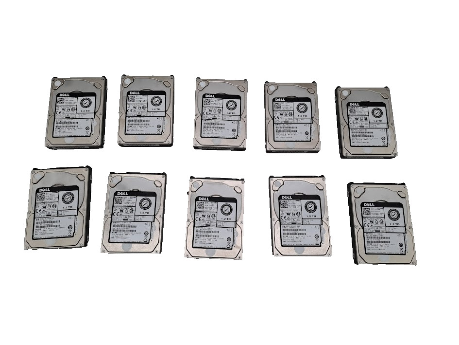 SAS-Lot of 10 Dell 089D42 AL14SEB120N 1.2TB 2.5" SAS3 10K HDD Hard Drive