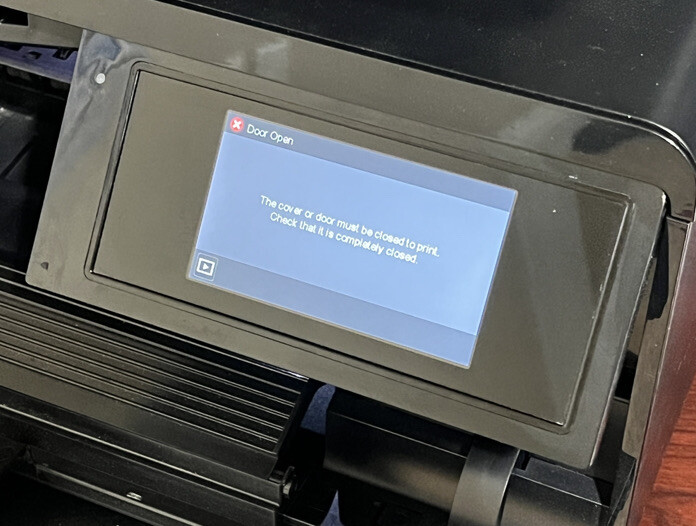 HP 8620 OFFICEJET PRINTER OEM TOUCH SCREEN MONITOR WORKS GREAT