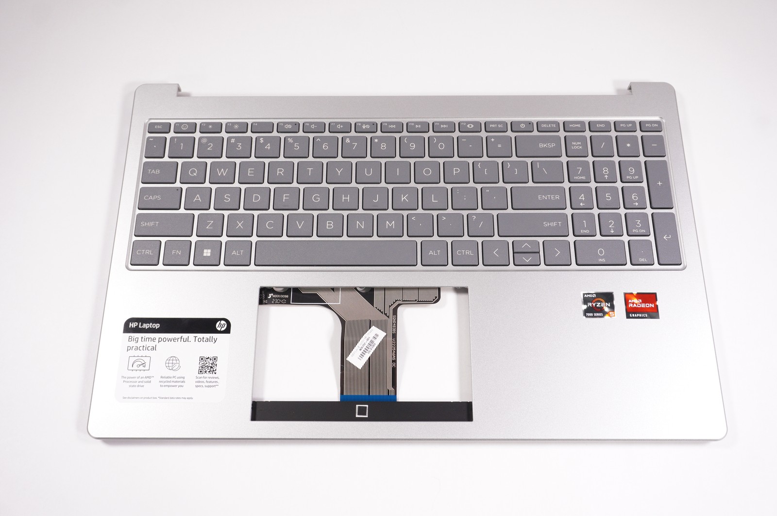 N36752-001 Hp US Palmrest Keyboard Silver 15-fc0093dx 8F1A6UA#ABA